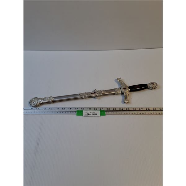 Free Mason Knights Templar Ceremonial Short Sword - 21" Long