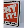 Image 3 : Rent It Bobcat Metal Sign - 24" x 28"