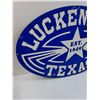 Image 2 : Luckenbach Texas Metal Sign - 35" x 23"