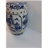 Image 4 : # Blue Delft Porcelain Stool - 19" x 12"