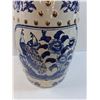 Image 6 : # Blue Delft Porcelain Stool - 19" x 12"
