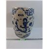 Image 1 : # Blue Delft Porcelain Stool - 19" x 12"