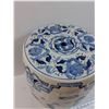 Image 2 : # Blue Delft Porcelain Stool - 19" x 12"