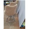 Image 6 : * (4) Vintage Upholstered Bar Chairs & Stool w/No Back - 42" x 19" x 19" - CANNOT SHIP