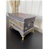 Image 2 : Custom Refinished Musical Jewelry Box by "Rebel Restorations" - 6" x 6" x 10"