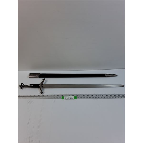 Decorative Sword w/Sheath - 29.5" Long