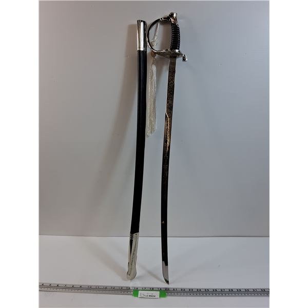 Decorative Sword w/Sheath - United States Marines Relica - - 38.5" Long