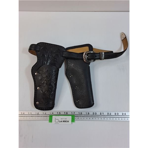 Kids Leather Costume Gun Holster