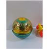 Image 4 : (2) Vintage Fisher Price Toys: Jalopy & Roly Poly Chime Ball