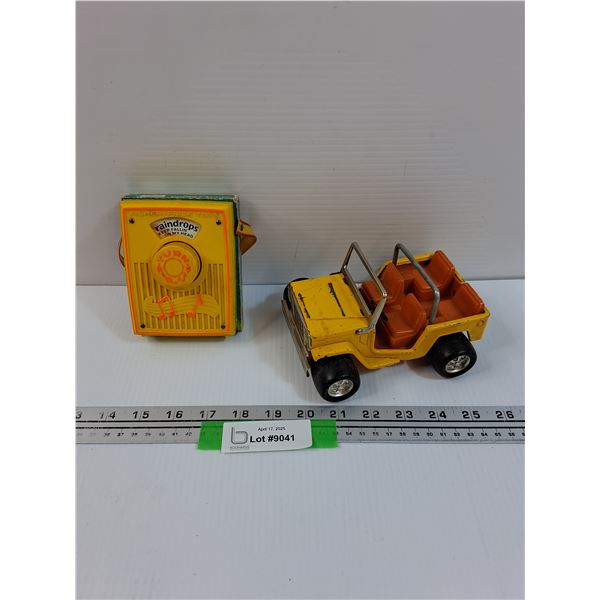 Buddy L Jeep & Fisher Price "Radio" - Works