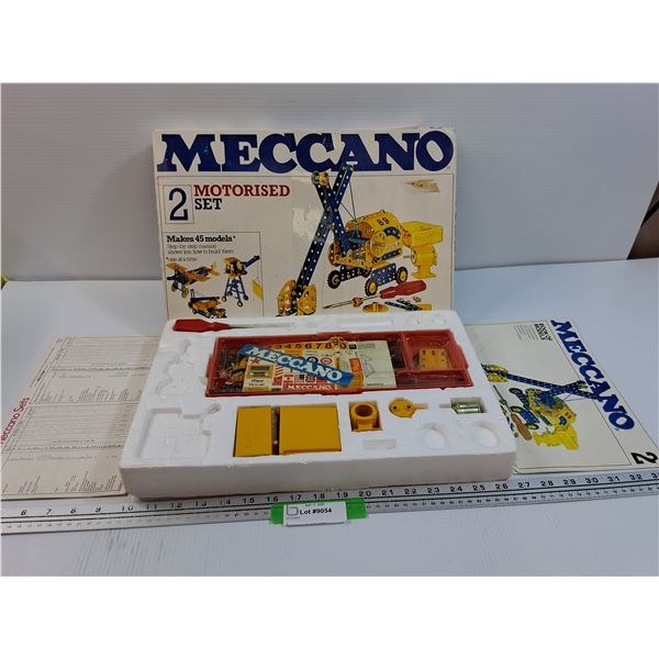 Vintage Meccano Motorised Building Toy Set