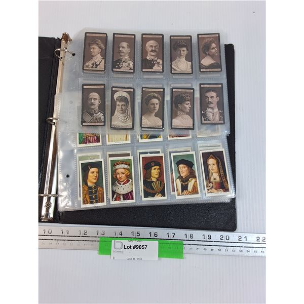 (15) Sleeves of 1935 Players Cigarette Kings & Queens Royal Portraits Cards