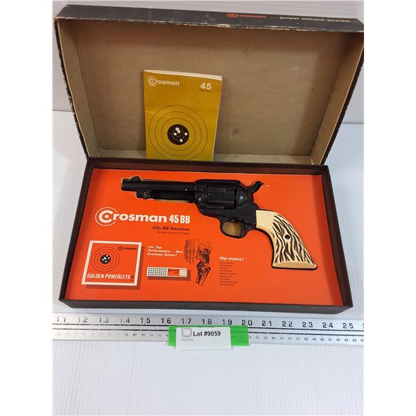 Crosman 45 BB Hand Gun (CO2 Powered) in Original Box