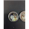 Image 2 : (3) Queen Elizabeth Commemorative Coins in Cases