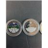 Image 5 : (3) Queen Elizabeth Commemorative Coins in Cases