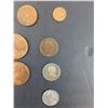 Image 5 : (12) Coins: Coronation Commemorative, Canadian Nickel, Pence, Franc, Misc