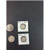 Image 5 : (7) Canadian Coins: Dimes, 50 Cent, Nickels, Quarters