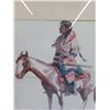 Image 3 : Indigenous Man on Horseback Print Picture by Remington - 1901 - 14" x 19"