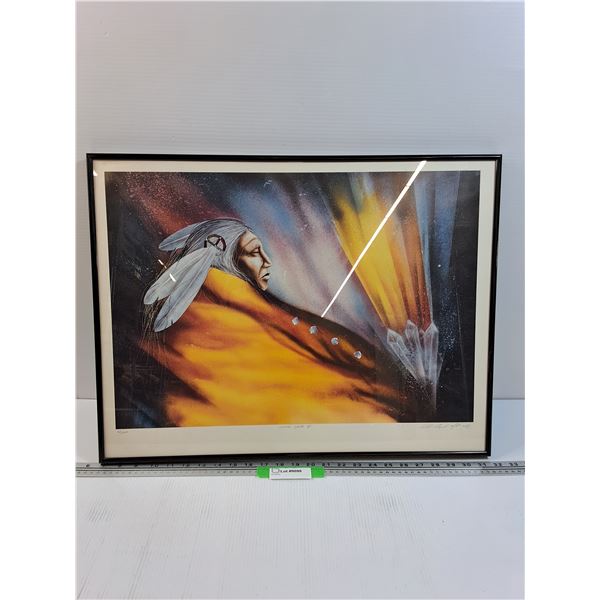 Crystal Gazer II Print in Frame -  25" x 19.5"