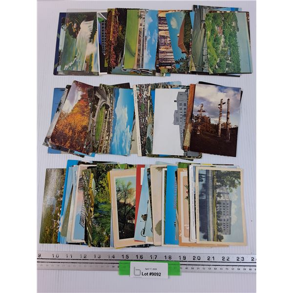 (89) Vintage Postcards - Assorted