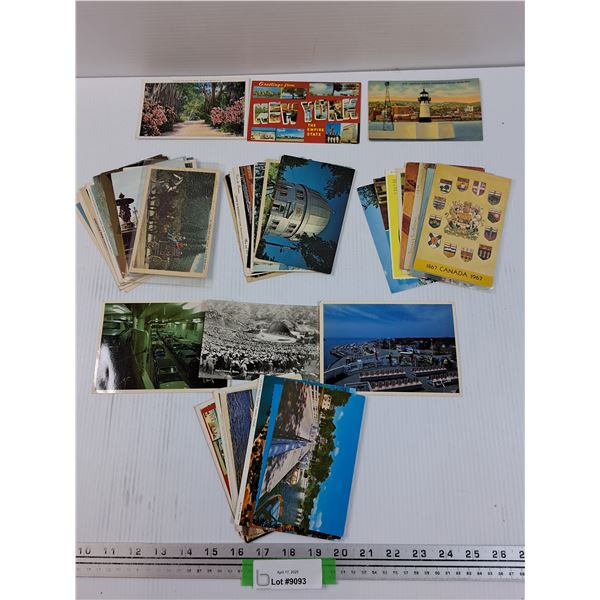 (54) Vintage Postcards - Assorted