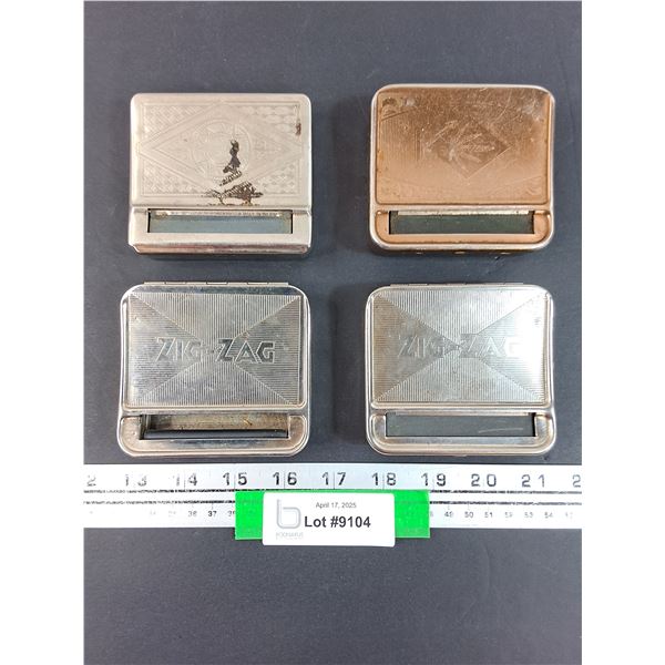 (4) Zig Zag Cigarette Rollers