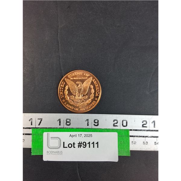 United States of America Copper Coin (One Ounce) - CANNOT GUARANTEE AUTHENTICATION