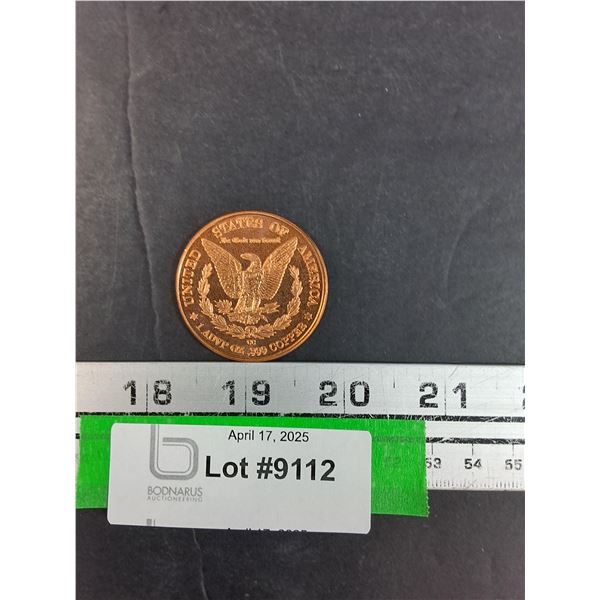 United States of America Copper Coin (One Ounce) - CANNOT GUARANTEE AUTHENTICATION
