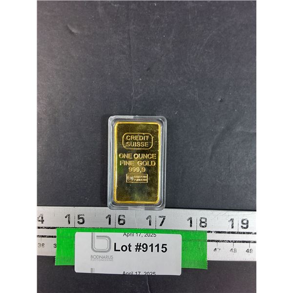 One Ounce Gold Ingot - CANNOT GUARANTEE AUTHENTICATION