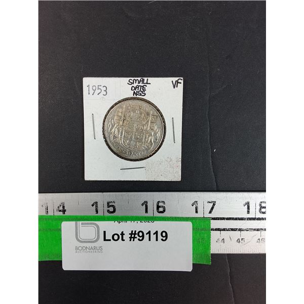 Canadian 50 Cent Coin - 1953
