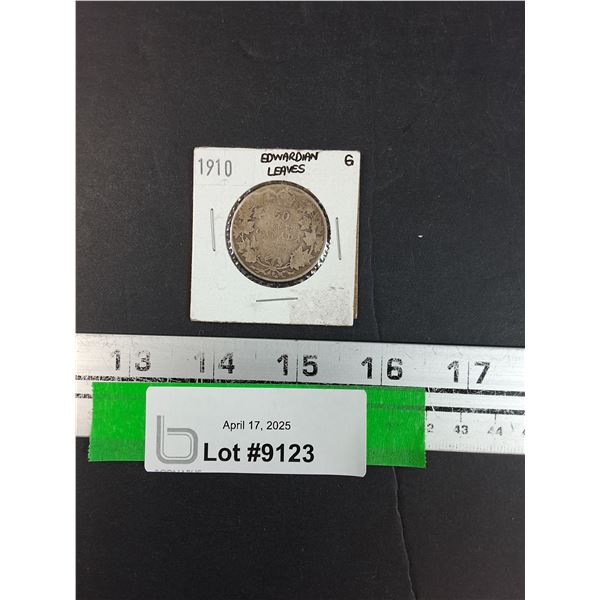 Canadian 50 Cent Coin - 1910