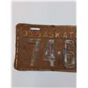 Image 2 : Saskatchewan License Plate - 1935