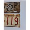 Image 2 : (2) Saskatchewan License Plates: 1945 & 1948