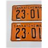 Image 2 : (2) Saskatchewan License Plates - 1950