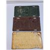 Image 4 : (3) Saskatchewan License Plates - 1951, 1954, 1956
