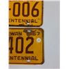Image 2 : (2) Saskatchewan License Plates: 1967
