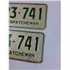 Image 3 : (2) Saskatchewan License Plates: 1974