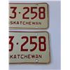Image 3 : (2) Saskatchewan License Plates: 1975