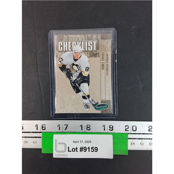 Sidney Crosby Checklist Parkhurst 2005/06 Hockey Trading Card - CANNOT GUARANTEE AUTHENTICATION