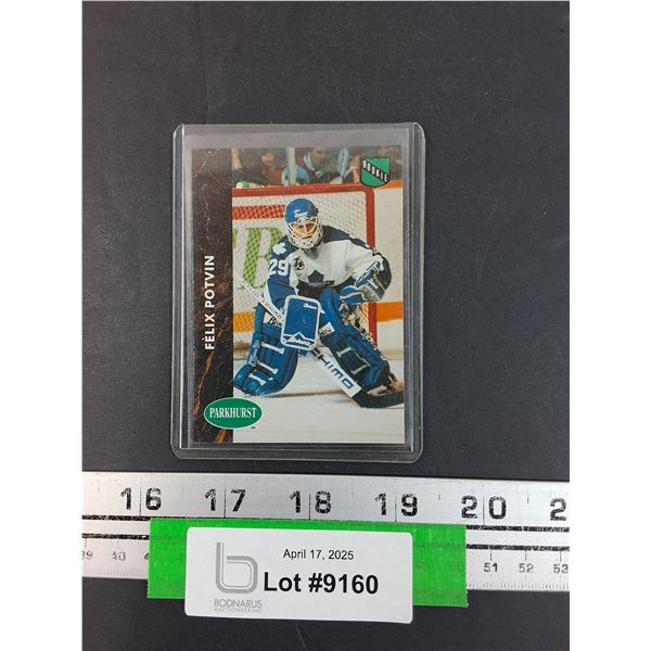 Felix Potvin Parkhurst 1992 Hockey Trading Card - CANNOT GUARANTEE AUTHENTICATION