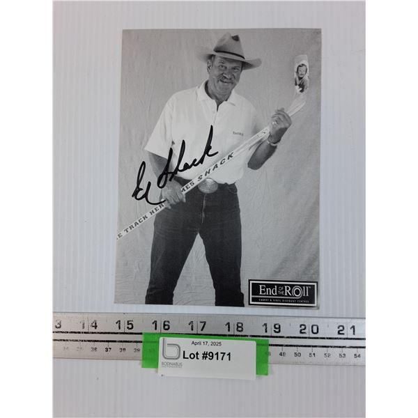 End of the Roll - Shack Autographed Photo - 5" x 8"