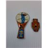 Image 2 : (2) Vintage Tin Whistle/Noisemakers