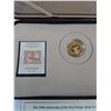 Image 2 : 150th Anniversary Canadian Postage Stamp & Three Cents & Three Pence Set in Case