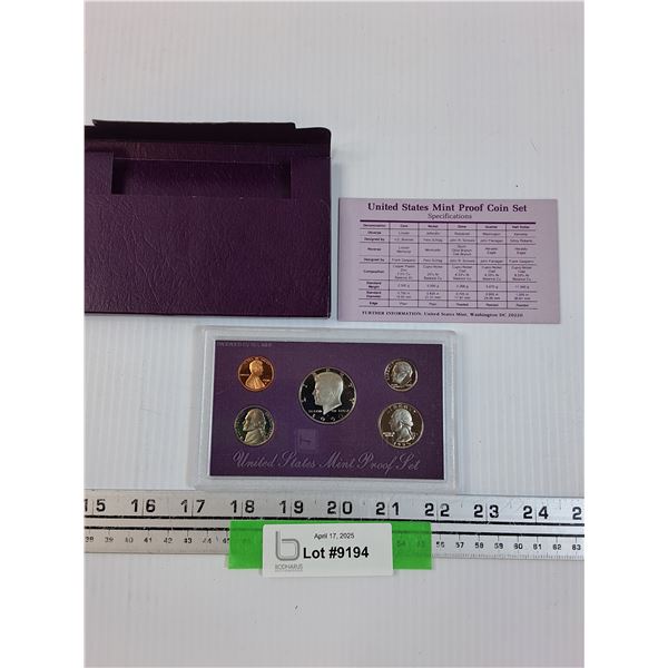 United States Mint Coin Collection - 1990 Edition