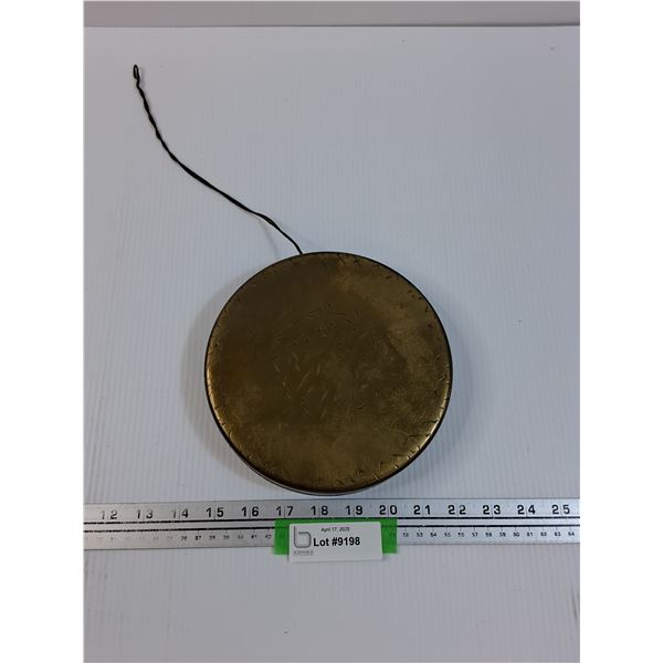 Vintage Brass Nautical or Dinner Gong - 7.5"