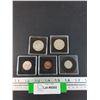 Image 1 : (5) Canadian Coin Collection: 1939, 1963, 1938, 1963, 1924