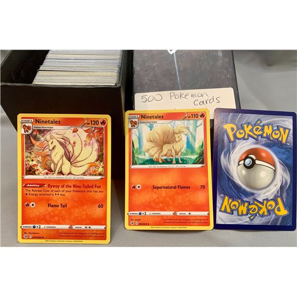 (500) Pokemon Card - Stage 1 & 2, Various Years, Common Cards - Consigner States Looks Unplayed - CA