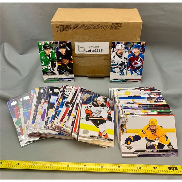 (200) 2023-24 Upper Deck Series 2 Base Hockey Cards - #251-450 (Complete)