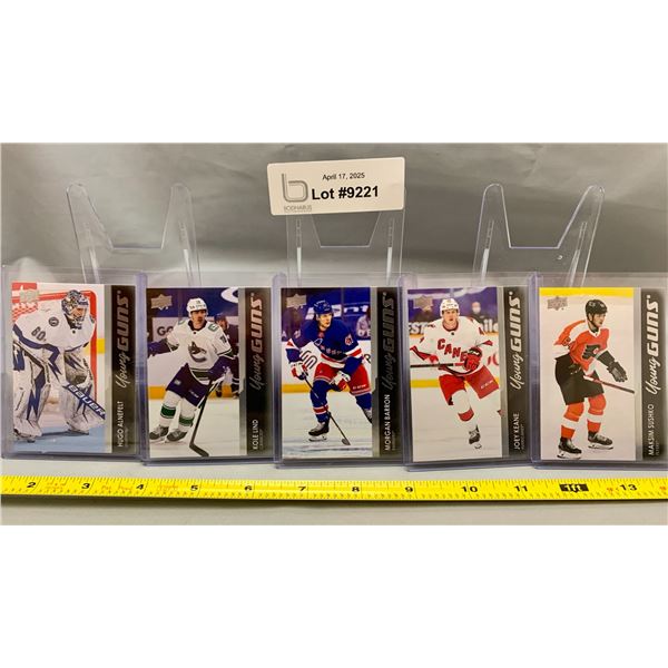 (5) Upper Deck Young Guns Hockey Cards