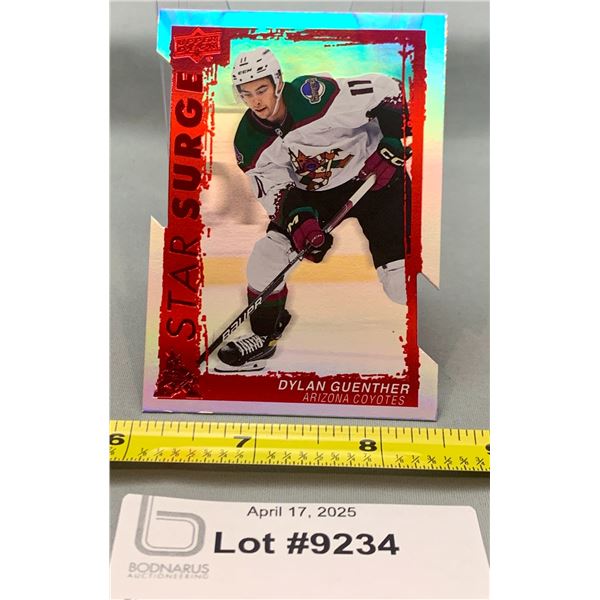 Dylan Guenther Upper Deck Star Surge Die-Cut Hockey Trading Card